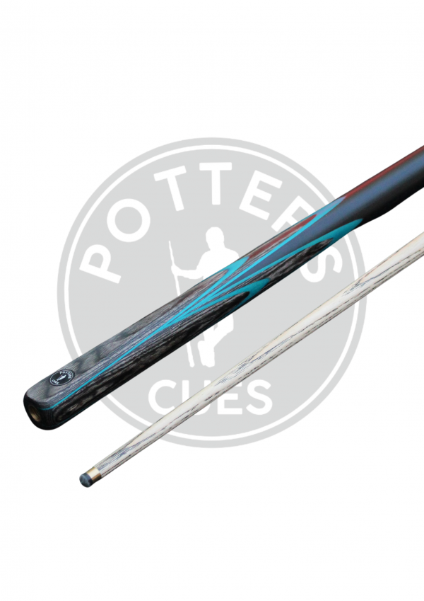Potters 3/4 Cue - Blue & Grey 8.5mm - Image 3