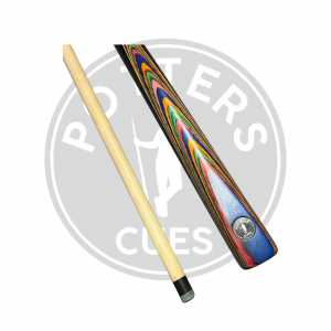 3/4 Potters Maple Break Cue Multi Colour 11mm