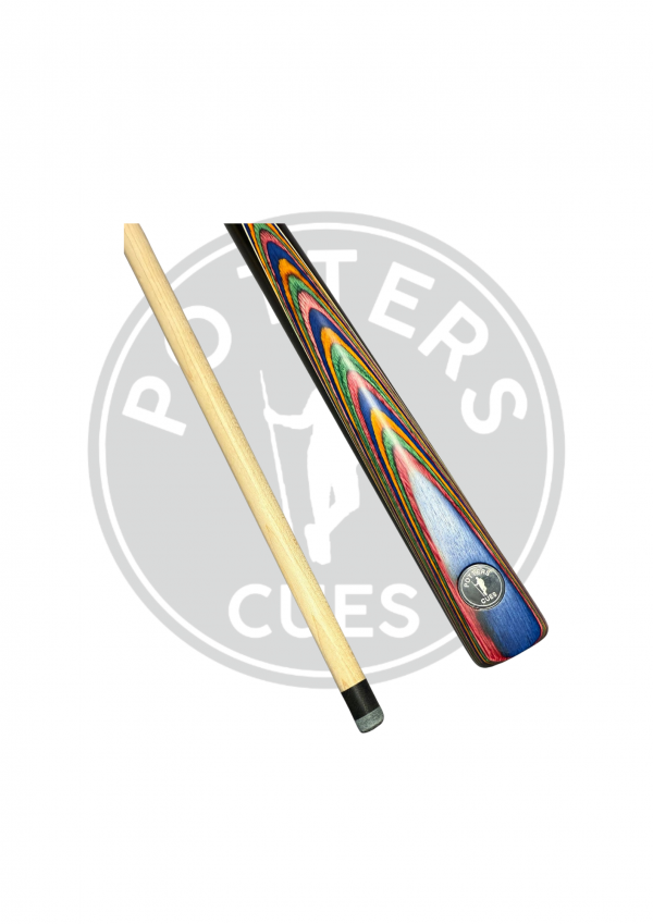 3/4 Potters Maple Break Cue Multi Colour 11mm
