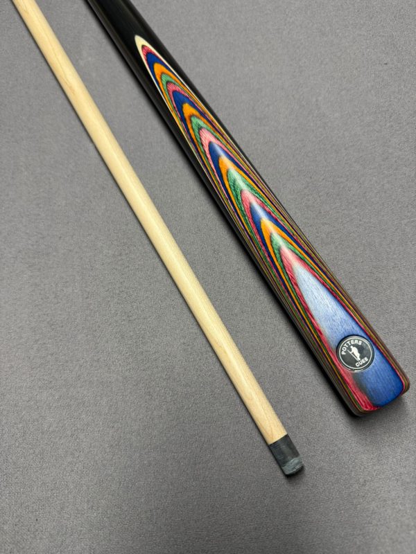3/4 Potters Maple Break Cue Multi Colour 11mm - Image 7