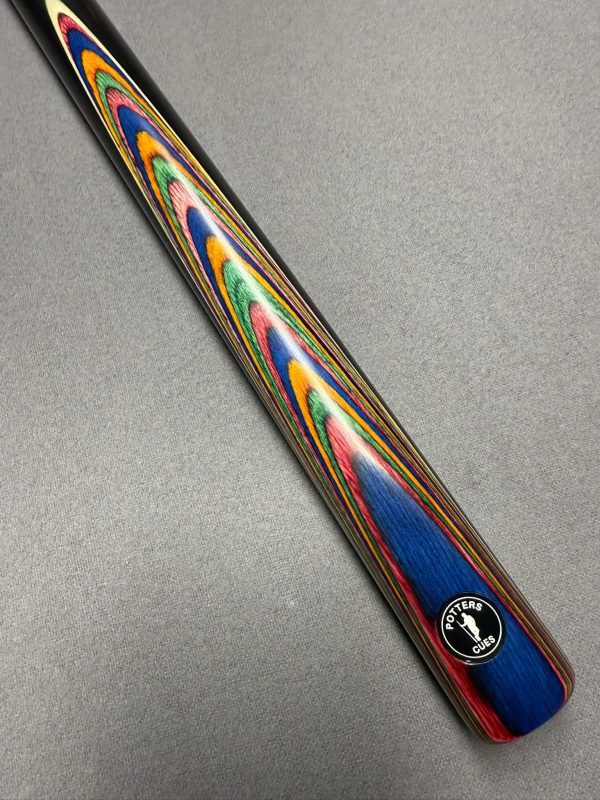 3/4 Potters Maple Break Cue Multi Colour 11mm - Image 3