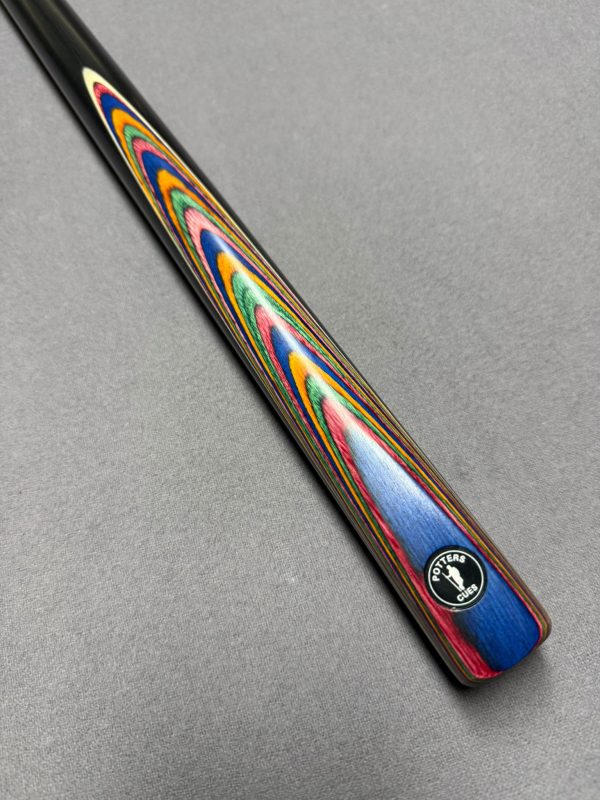 3/4 Potters Maple Break Cue Multi Colour 11mm - Image 2