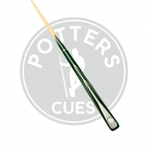 Potters 3/4 Maple Cue - Black & White 8.5mm