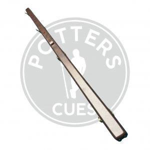 Potters 1 Piece Cue Case - Brown